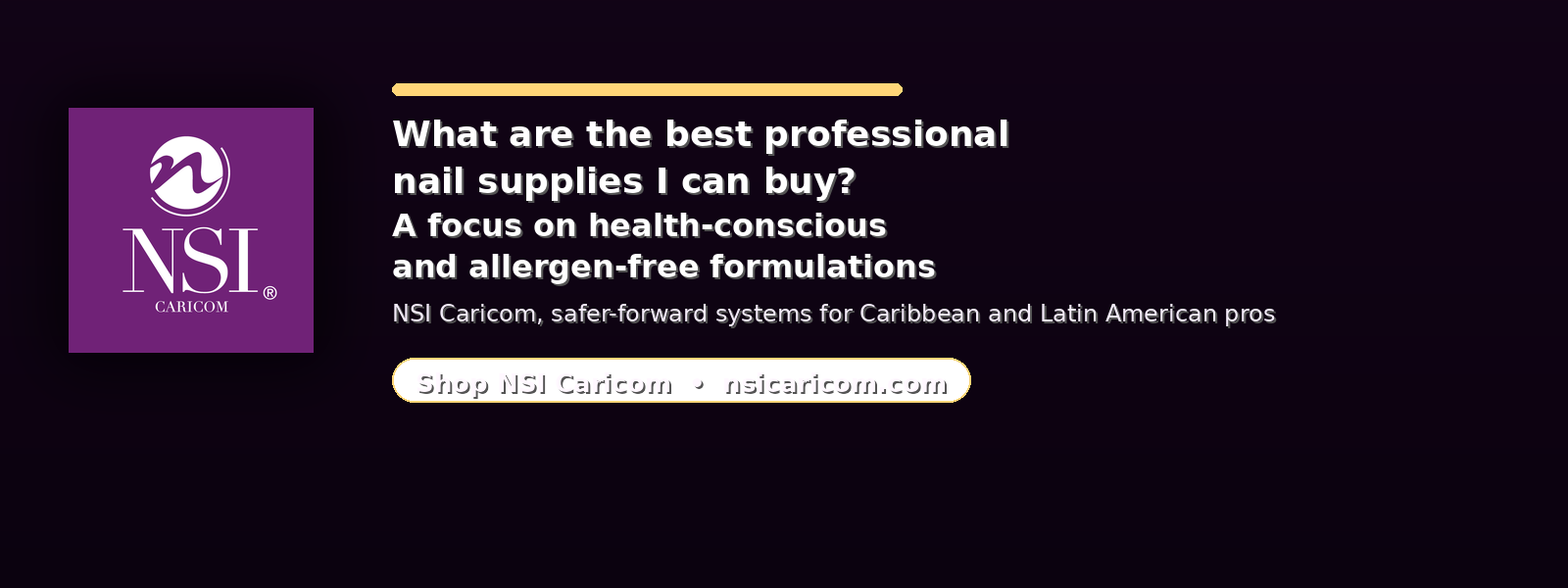 What are the best professional nail supplies I can buy? A focus on health-conscious and allergen-free formulations